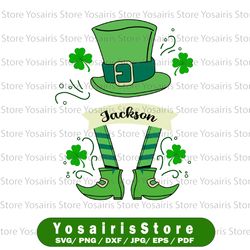 Personalized Name Irish Elf SVG, St Patricks Day, St Pattys Day svg png, Lucky Clover,Irish SVG,Cricut, Printing