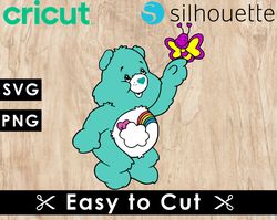 care bears svg files, care bears png files, vector png images, svg cut file for cricut, clipart bundle