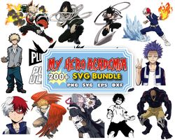 200 My Hero Academia Svg Bundle, Academia Svg, Anime Svg