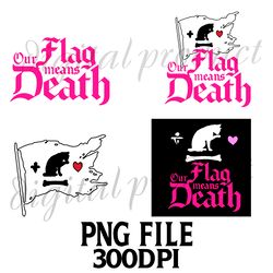 OUR FLAG MEANS DEATH PNG DIGITAL DOWNLOAD FILES MOVIE SUBLIMATION