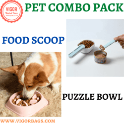 Multifunctional Dog Cat Feeders Food & Dog feeder Bowl Combo Pack