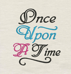 Once upon embroidery design 3 Sizes reading pillow-INSTANT D0WNL0AD