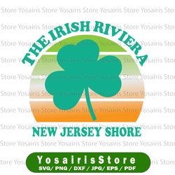 The Irish Riviera New Jersey Shore Shamrock PNG File for Sublimation