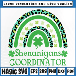 Shenanigans Coordinator Rainbow Png, St Patricks Day Teacher PNG, St Patricks Day, Digital Download