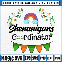 Shenanigans Coordinator PNG, St Patricks Day Png, Irish Png, Lucky Png, St Patricks Day, Digital Download