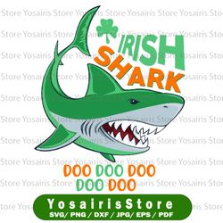 St. Patrick's Day Irish Shark SVG, Irish Shark svg, Matching Family St. Patrick's svg png