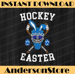 Hockey Easter Egg Hunting Happy Easter Day Easter Day Png, Happy Easter Day Sublimation Design