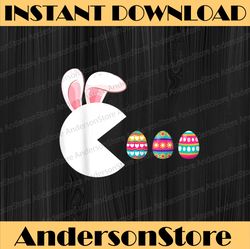 Video Game Bunny Eggs Easter Gamer Gaming Eggs Easter Day Png, Happy Easter Day Sublimation Design