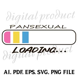 PANSEXUAL FLAG LOADING VECTOR GRIPHIC AI.PNG.SVG.EPS.PDF FILES DIGITAL DOWNLOAD SUBLIMATION