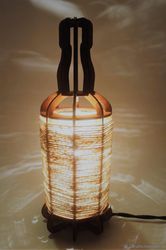 Digital Template Cnc Router Files Cnc Lamp - Bottle Files for Wood Laser Cut Pattern