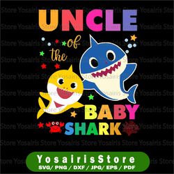 Uncle Of The Baby Shark Svg, Trending Svg, Baby Shark Svg, Shark Svg, Uncle Shark Svg, Uncle Svg, Shark Family Svg