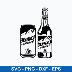 Busch Light Bottle And Can Svg, Busch Light Svg, Png Dxf Eps File