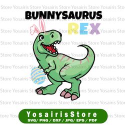 Easter Bunnysaurus Rex Svg, Trex Easter Dinosaur Bunny Svg, Easter Dinosaur Svg, T-Rex Bunny Svg