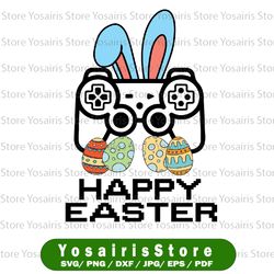 Happy Easter Game Controller Svg, Bunny Eggs Gamer Svg png, Easter SVG, Funny Easter Gamer SVG, Easter Egg Hunt, Png,