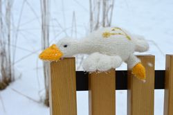 Knitted Baby Duck - Knitted Toy, Knitted Animal, Little Duck pattern for knitting