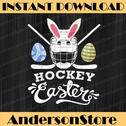 Hockey Easter Funny Easter Day Ice Hockey Player Easter Day Png, Happy Easter Day Sublimation Design
