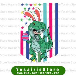 Funny Bunny Ears Egg Easter Day Png, Dinosaur Dino T rex 2022 Png, Happy Dinosaur Easter Png, Funny Easter Day Png