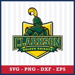Clarkson Golden Knights Svg, Clarkson Golden Knights Logo Svg, NCAA Svg, Sport Svg, Png Dxf Eps File