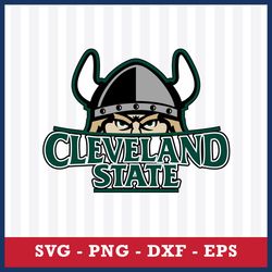 Cleveland State Vikings Svg, Cleveland State Vikings Logo Svg, NCAA Svg, Sport Svg, Png Dxf Eps File