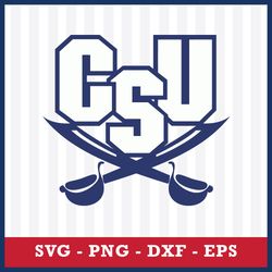 CSU Buccaneers Svg, CSU Buccaneers Logo Svg, NCAA Svg, Sport Svg, Png Dxf Eps File