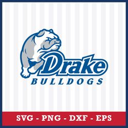 Drake Bulldogs Svg, Drake Bulldogs Logo Svg, NCAA Svg, Sport Svg, Png Dxf Eps File
