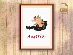 Austria Cross Stitch Pattern