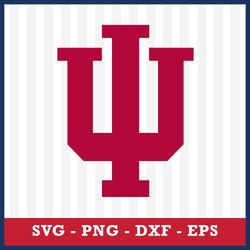 Indiana Hoosiers Svg, Indiana Hoosiers Logo Svg, NCAA Svg, Sport Svg, Png Dxf Eps File