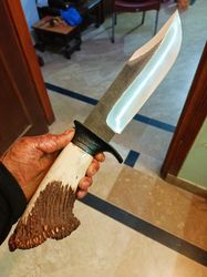 Handmade Hand Forged D2steel Hunting Bowie Knife High Quality Bowie Knife Special Birthday Gift Men Birthday Gift