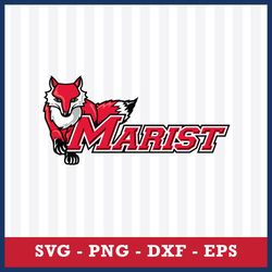 Marist Red Foxes Svg, Marist Red Foxes Logo Svg, NCAA Svg, Sport Svg, Png Dxf Eps File