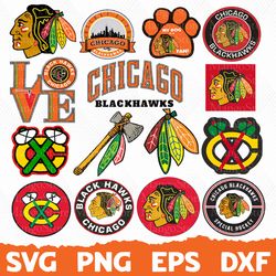 Chicago Blackhawks SVG, Chicago Blackhawks Bundle, Chicago Blackhawks logo, NHL Bundle, NHL Logo, NHL ,SVG, PNG, EPS