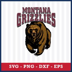 Montana Grizzlies Svg, Montana Grizzlies Logo Svg, NCAA Svg, Sport Svg, Png Dxf Eps File