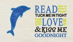 Read me a story with Dolphin 2 designs reading pillow-INSTANT D0WNL0AD