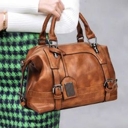 Womens Minimalist Top Handle Bag