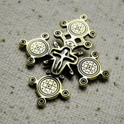 Ukraine brass cross necklace pendant,handmade ukrainian jewelry,ukraine cross necklace charm,christian cross necklace