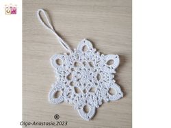 Snowflake  24 Christmas crochet pattern , crochet Snowflake pattern , crochet pattern , Irish Crochet , Motif crochet ,