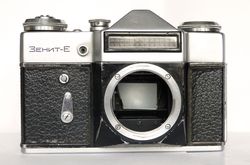 Zenit E body USSR SLR 35mm film camera KMZ M39 mount very early