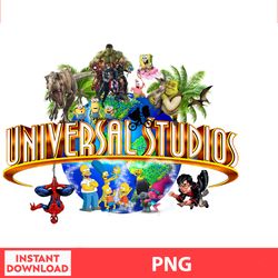 Editable Theme Universal Studios Florida, Spotlight Universal Studios Florida Svg, Universal Studios Png digital file