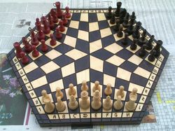 Digital Template Cnc Router Files Cnc Threesome Chess Files for Wood Laser Cut Pattern