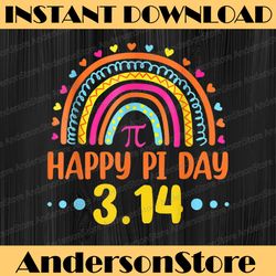 Happy Pi Day Mathematic Math Teacher Leopard Rainbow Pi Day, Funny Pi Day, Math 14th PNG Sublimation