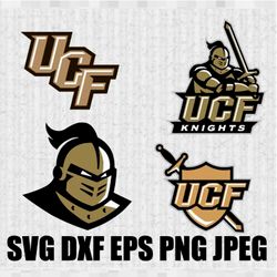 Central Florida Knights SVG PNG JPEG  DXF Digital Cut Vector Files for Silhouette Studio Cricut Design