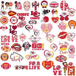 70 Kansas City Chiefs bundle Svg, NFL bundle svg, Chiefs Svg, Sport Svg, NFL svg File Cut Digital Download