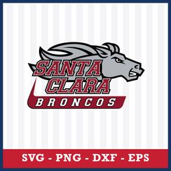 Santa Clara Broncos Svg, Santa Clara Broncos Logo Svg, NCAA Svg, Sport Svg, Png Dxf Eps File
