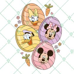 Easter Mickey Friends Svg, Disney Svg, Happy Easter Day Svg Instant Download