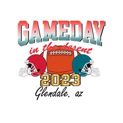 GameDay In The Desert Super Bowl SVG For Cricut Sublimation Files