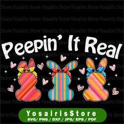 Peepin' it Real, Serape Peeps, Easter, Digital download, PNG file