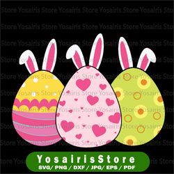 Easter SVG, Easter Egg SVG, Happy Easter Svg Easter Bunny Svg, Bunny Svg, Egg Svg, Easter Svg, Cricut, Silhouette Cut