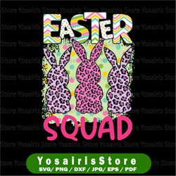 "Easter squad PNG, Easter png, Easter Bunny png, Bunny Ears png, Easter Crew, Family Easter png Sublimation