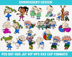 Rugrats embroidery designs, nickelodeon embroidery designs, rugrats embroidery, rugrats embroidery design File 1 size