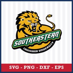 Southeastern Louisiana Lions Svg, Southeastern Louisiana Lions Logo Svg, NCAA Svg, Sport Svg, Png Dxf Eps File