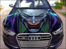 Vinyl Car Hood Wrap Full Color Graphics Decal Joker Sticker 5